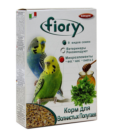 Fiory Pappagallini корм для волнистых попугаев 1 кг