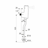Delabie 479416 Комплект TEMPOMATIC 4 (писсуар) M1/2" угловой, батарея 6V, раст. 30