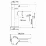 Main 4103Thermo Термостатический смеситель для умывальника