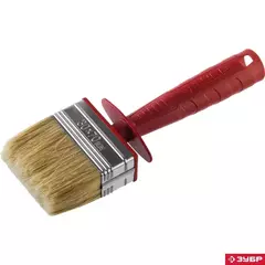 ЗУБР УНИВЕРСАЛ, 3 х 7 см, светлая щетина, пластмассовый корпус, все виды ЛКМ, макловица (01825-07)