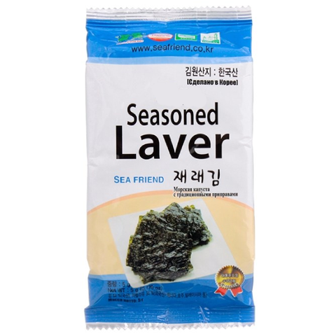 Морская капуста сушеная жареная Seasoned Laver, 5 гр