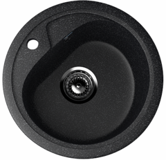 ULGRAN U-500  Круглая мойка с отверстием под смеситель