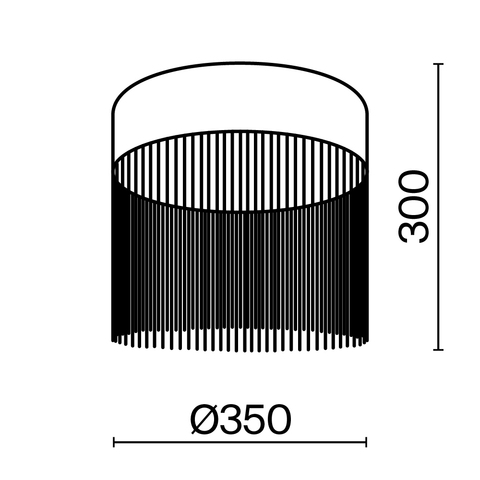 Потолочная светодиодная люстра Maytoni Imaginary MOD190CL-L36G3K