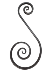 Кованый элемент "Валюта 2L", 650х300 мм