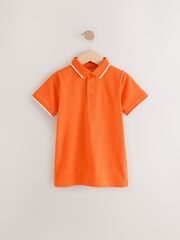 Поло для мальчика Next AG3-397, Ярко-оранжевый