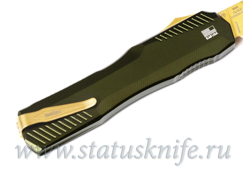 Нож Kershaw 9000OLGLD Exclusive Green and Gold Livewire First 5
