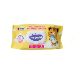 WATASHI Влажные салфетки для детей