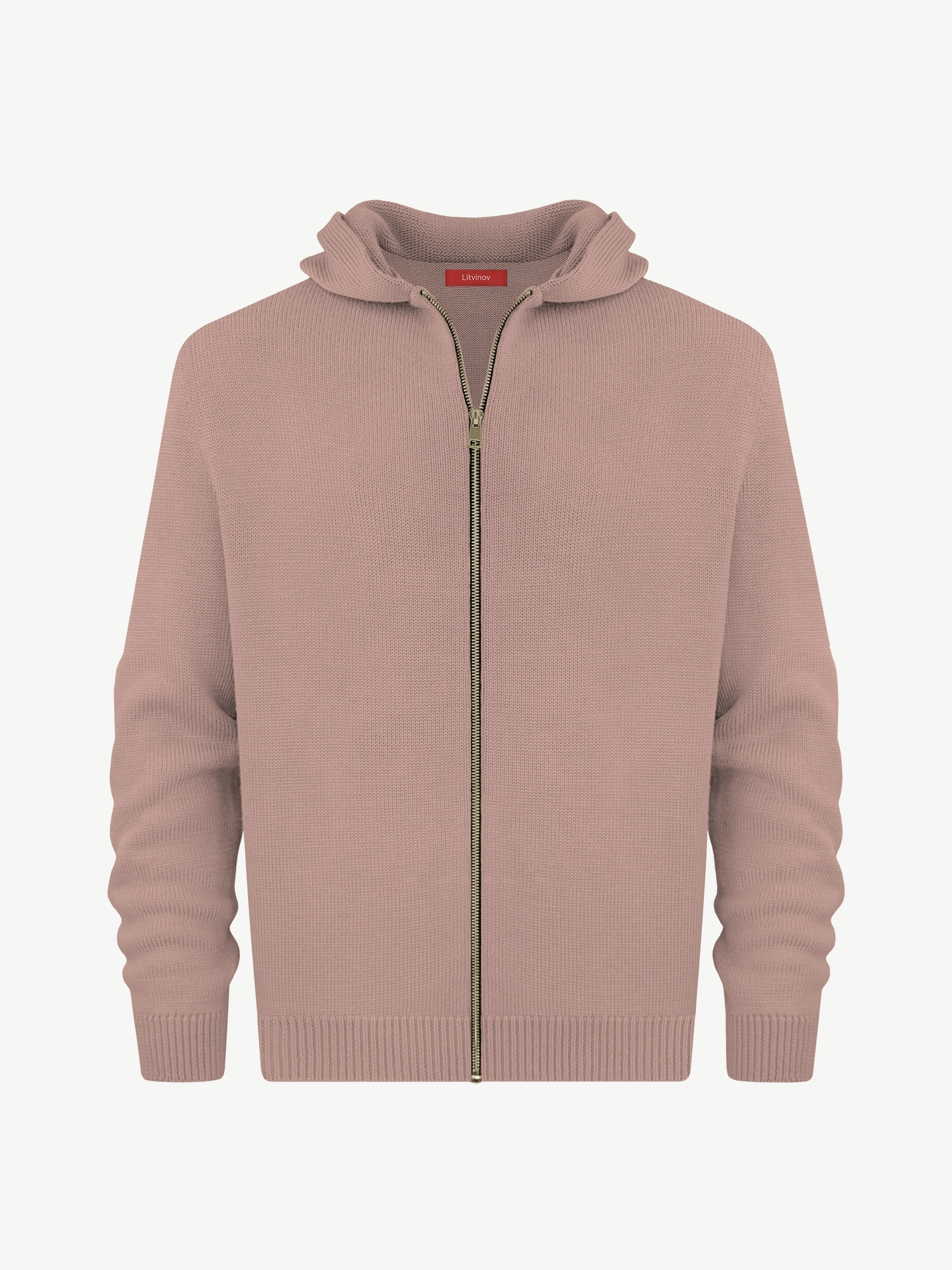 Толстовка на замке из кашемира