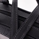 Сумка Саломея 257 мульти итальянский серо-черный