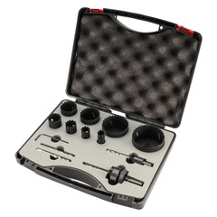 Набор коронок Bi-metall 16-67мм HSSE-Co8 13пр H-Tools 04403210