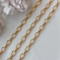 Цепочка 9*6 мм, позолота, 50 см, А216