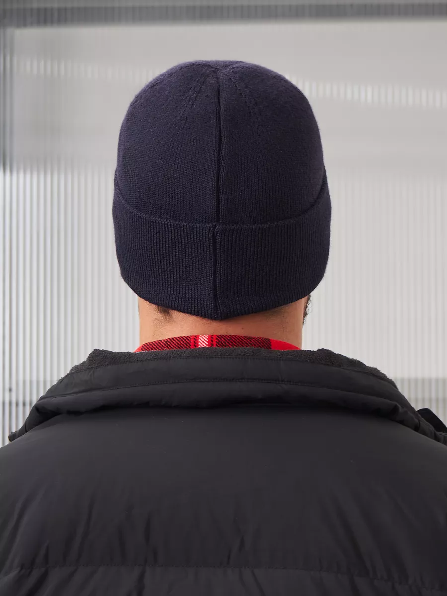 Шапка бини зимняя весенняя с флисом