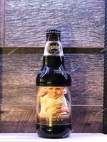 Founders Breakfast Stout Двойной шоколадно кофейный овсяный утренний стаут 0,355 л.