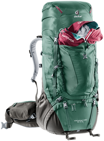 Картинка рюкзак туристический Deuter Aircontact Pro 55+15 SL Arctic/Coffee - 6