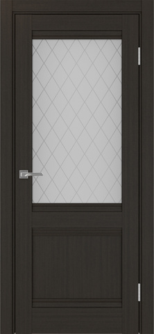 Турин_502U.21.30 ЭКО-шпон Венге FL-Кристалл б.цв/Щит МДФ