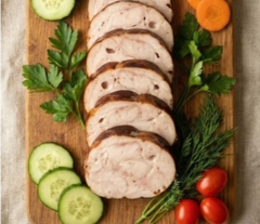 Рулет «Кролик» варёно-копчёный / 450 гр