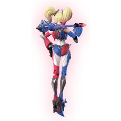 Сборная фигурка Blokees DC: Harley Quinn (Champion Class 04) (Бамп)