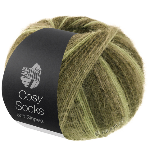 Lana Grossa Meilenweit Cosy Socks Soft Stripes 107