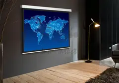 Экран Cactus 150x150см Wallscreen CS-PSW-150x150 1:1 настенно-потолочный рулонный белый — фото 4
