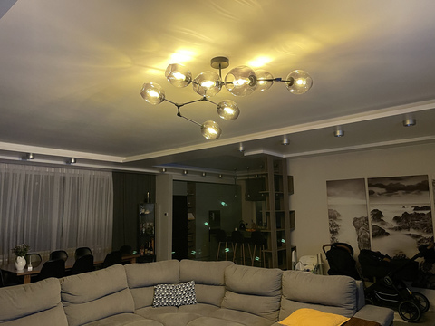 Люстра Branching Bubbles Black 8