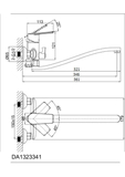 Смеситель для ванны D&K Rhein Lessing (DA1323341)