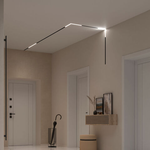 Магнитный трековый светильник Slim Magnetic L03 24W 4200K Link (черный) 85031/01