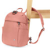 Картинка рюкзак городской Pacsafe Citysafe CX petite розовый ECONYL - 5