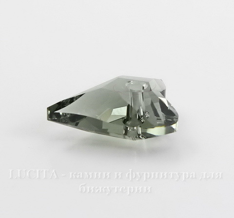 6240 Подвеска Сваровски Сердечко Wild Heart Black Diamond (12 мм) (3)