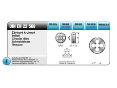 Плашка М12х1,5 DINEN22568 HSSE 6g 38х10мм Bucovice(CzTool) 290121