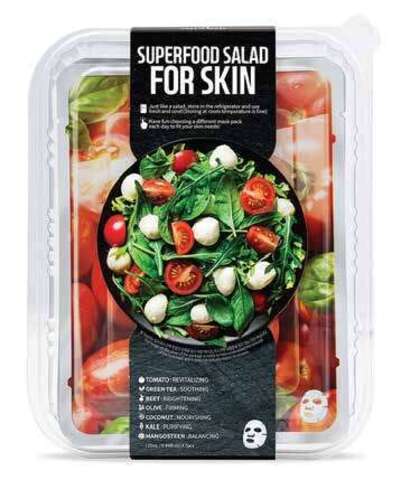 Superfood Salad For Skin Набор тканевых масок из 7 штук  Tomato