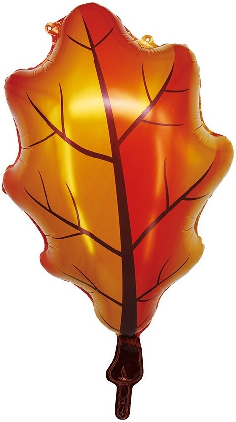 К Фигура, Дубовый лист, Оранжевый, 27''/69 см, 1 шт.