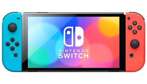 Игровая приставка Nintendo Switch OLED 64 ГБ Standard, Синий-Красный | Blue-Red