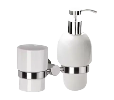 Remer Mi18INOXCR Стакан с дозатором Minimal INOX Mi18INOXCR, нержавеющая сталь, шт