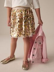 Юбка для девочки Next E35-618, Золотой