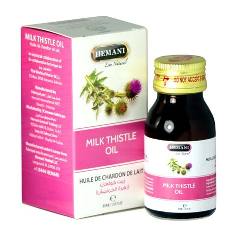 MILK THISTLE OIL, Hemani (РАСТОРОПШИ масло, Хемани), 30 мл.