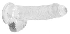 Прозрачный фаллоимитатор Realrock Crystal Clear 7 inch - 19 см. - 