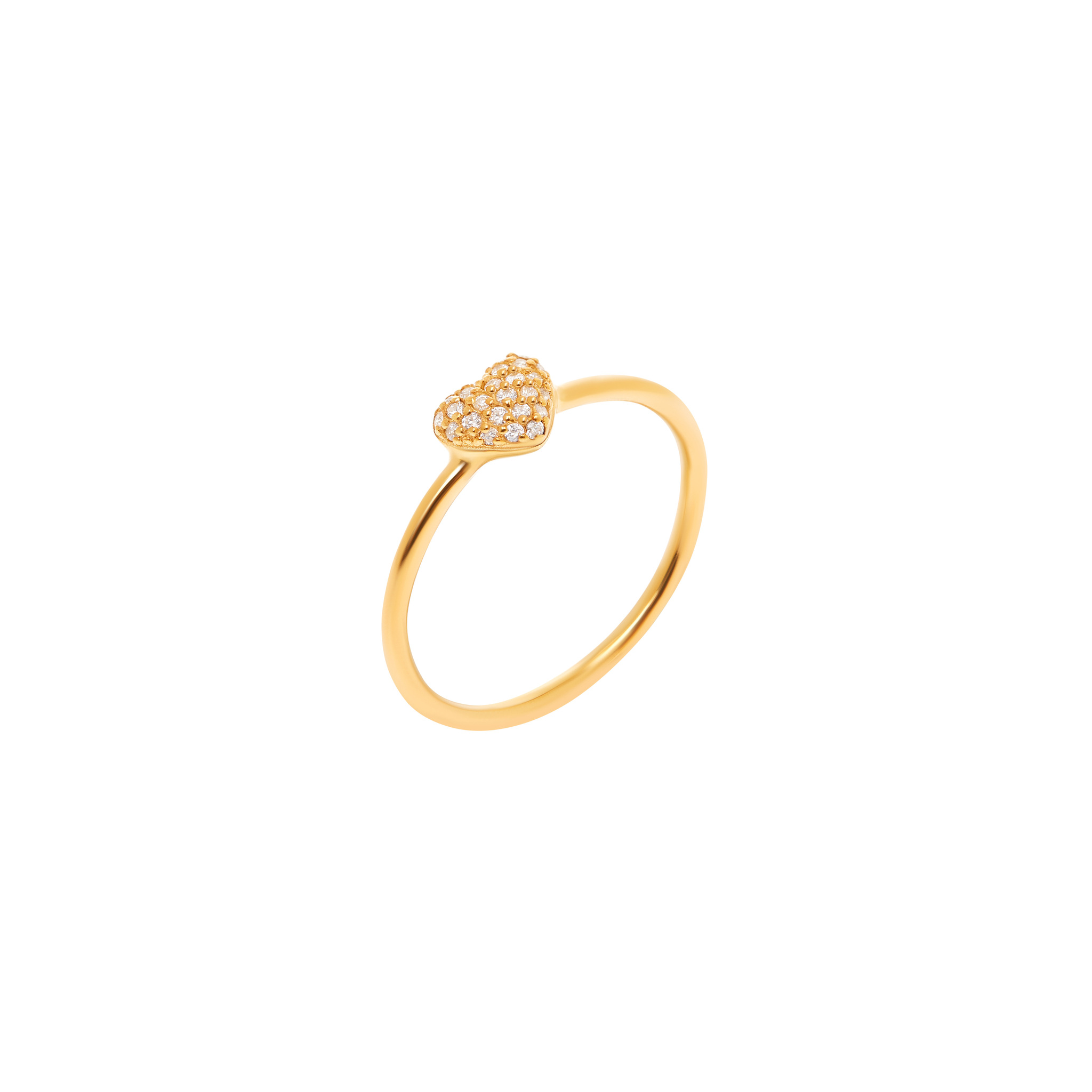 VIVA LA VIKA Кольцо Spangled Heart Ring – Gold viva la vika кольцо big spangled heart ring – silver