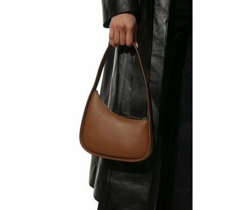 Сумка The Row Half Moon коричневый