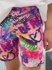 Шорты-велосипедки для девочки Next AH9-737, Розовый