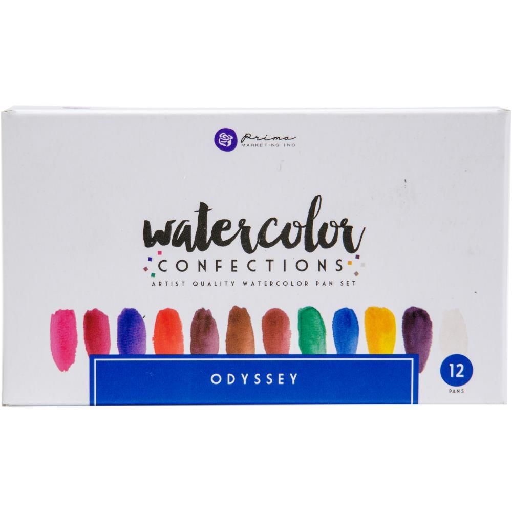 Акварельные краски Prima Marketing Watercolor Confections Watercolor Pans 12шт. - Odyssey