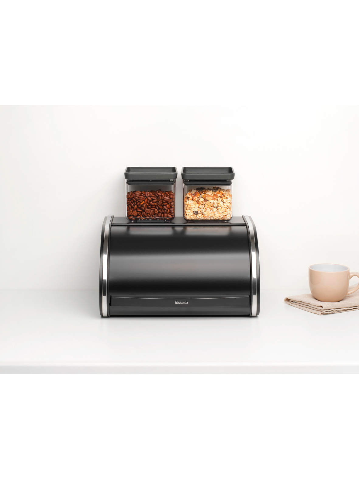 Хлебница со сдвигающейся крышкой (малая), Черный, арт. 236686 - фото 7