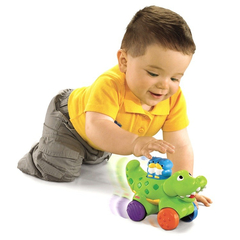 Fisher-Price Веселые животные на колесиках с сюрпризом 