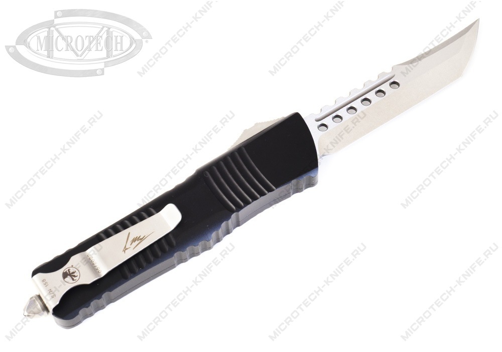 Нож Microtech Combat Troodon 219-10S Hellhound Signature - фотография 