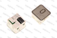 Кнопка (кнопочный модуль) MT42 IX "0 Этаж", квадратная, красная подсветка, Брайль.