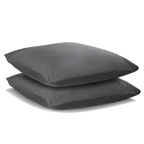 Набор наволочек 2шт 70х70 Tkano Wild сатин темно-серый