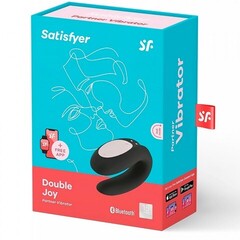 Вибратор для пар Satisfyer Partner Double Joy (черный)