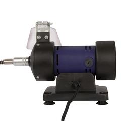 Станок точило ПУЛЬСАР СТ 075 (150Вт, диск 75x20x10мм 0-9900об/мин, 2,2 кг + гибкий вал) 791-332