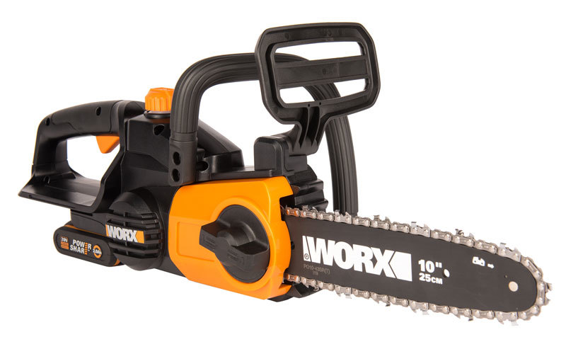 Пила цепная аккумуляторная WORX WG322E.9, 20В, 25 см, без АКБ и ЗУ