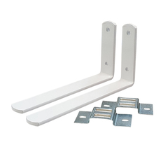 71-2-072 Держатель настенный для гардин с креплением, 120 мм, 2 шт (Россия)