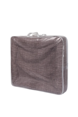 ТОТО лежанка анатомический матрас (рогожка), цвет коричневый (80х70х13см)